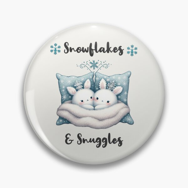 Item preview, Snowflakes & Snuggles - Snow Bunnies designed and sold by ZenEverAI.
