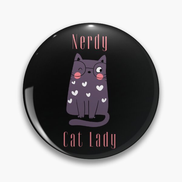 Item preview, Nerdy Cat Lady  designed and sold by Daria-Shop.