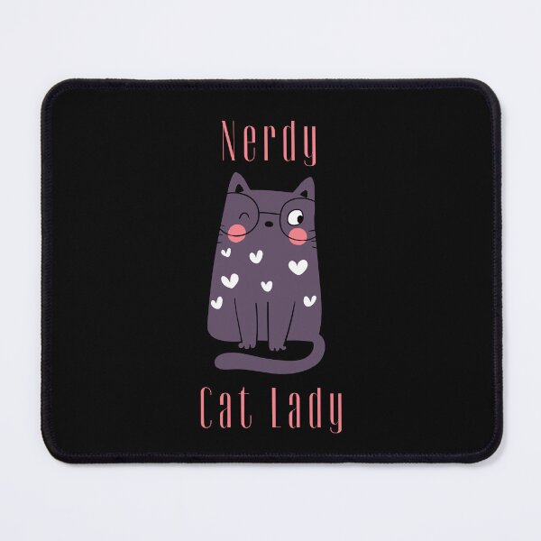 Item preview, Nerdy Cat Lady designed and sold by Daria-Shop.