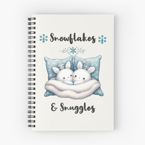 Item preview, Snowflakes & Snuggles - Snow Bunnies designed and sold by ZenEverAI.