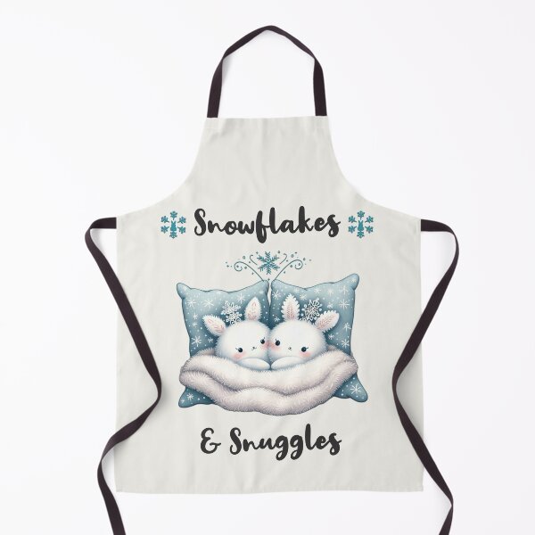 Item preview, Snowflakes & Snuggles - Snow Bunnies designed and sold by ZenEverAI.