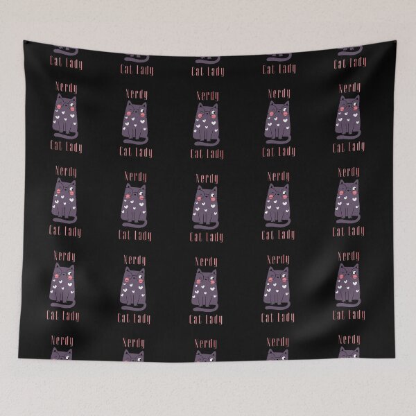 Item preview, Nerdy Cat Lady  designed and sold by Daria-Shop.