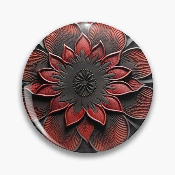 Item preview, Leather embossed Lotus flower digital art poster designed and sold by dcrc.