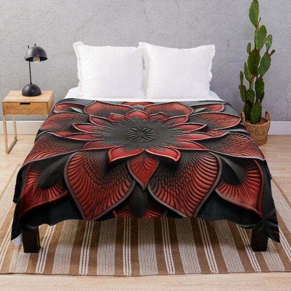 Item preview, Leather embossed Lotus flower digital art poster designed and sold by dcrc.