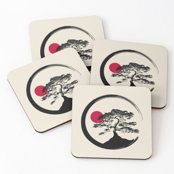Item preview, Enso Circle and Bonsai Tree Japan designed and sold by FengShuiLounge.
