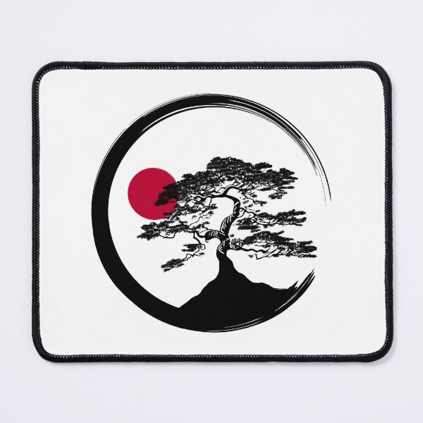 Item preview, Enso Circle and Bonsai Tree Japan designed and sold by FengShuiLounge.