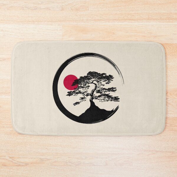 Item preview, Enso Circle and Bonsai Tree Japan designed and sold by FengShuiLounge.