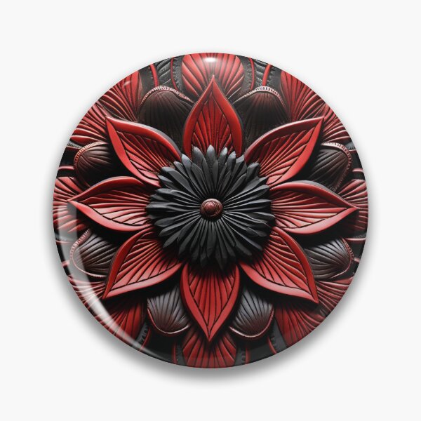 Item preview, leather embossed lotus flower digital art poster designed and sold by dcrc.