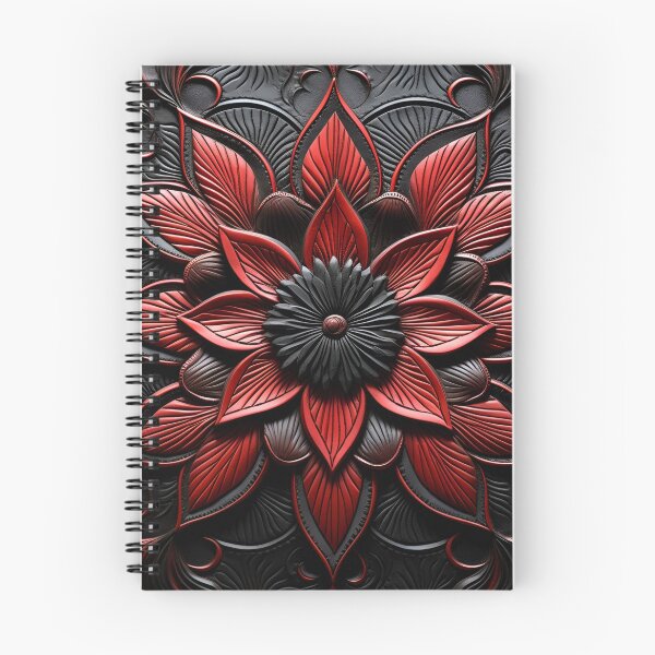 Item preview, leather embossed lotus flower digital art poster designed and sold by dcrc.
