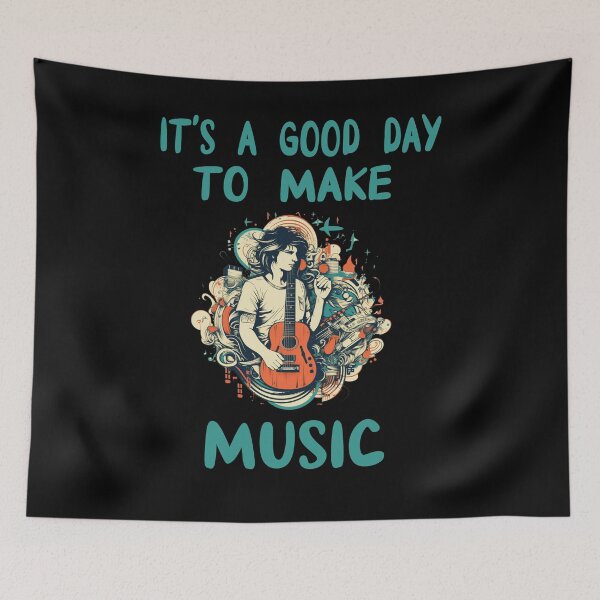 Item preview, It's a good day to make music, music design, music line funny design designed and sold by Lactus.