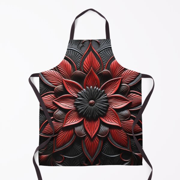 Item preview, leather embossed lotus flower digital art poster designed and sold by dcrc.