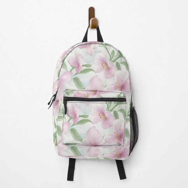Item preview, Watercolor pattern with big pink lily designed and sold by Victoria Riabov.