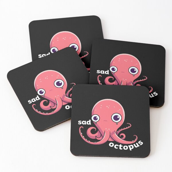Item preview, Sad Octopus designed and sold by SarcastiCrafts.