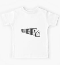 Dominoes Falling Kids Tee
