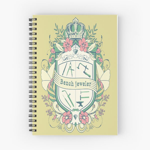Item preview, Bench jeweler coat of arms jeweler's tools jewelry maker gift funny metalsmith designed and sold by MetalicBabe.