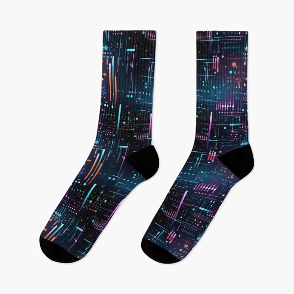 Item preview, Geometrical Pattern- Electric Circuits Sticker designed and sold by IntristedAI.