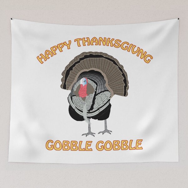 Item preview, Holiday Art, Thanksgiving Turkey. Gobble Gobble designed and sold by Sandra O'Toole.