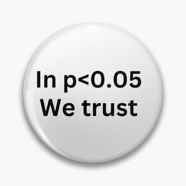 Item preview, In p<0.05 we trust, funny statistics and data science designed and sold by NoetherSym.