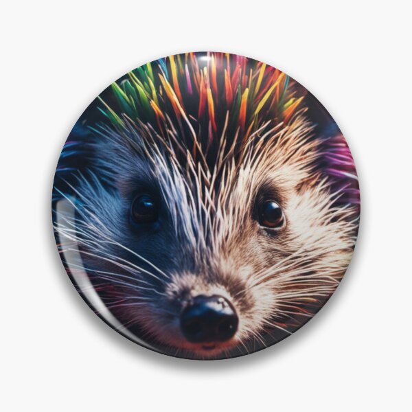 Item preview, Amazing and colorful hedgehog designed and sold by kingblacke23.