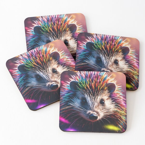 Item preview, Amazing and colorful hedgehog designed and sold by kingblacke23.