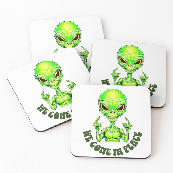 Item preview, We Come In Peace Alien Design designed and sold by dave-elf.