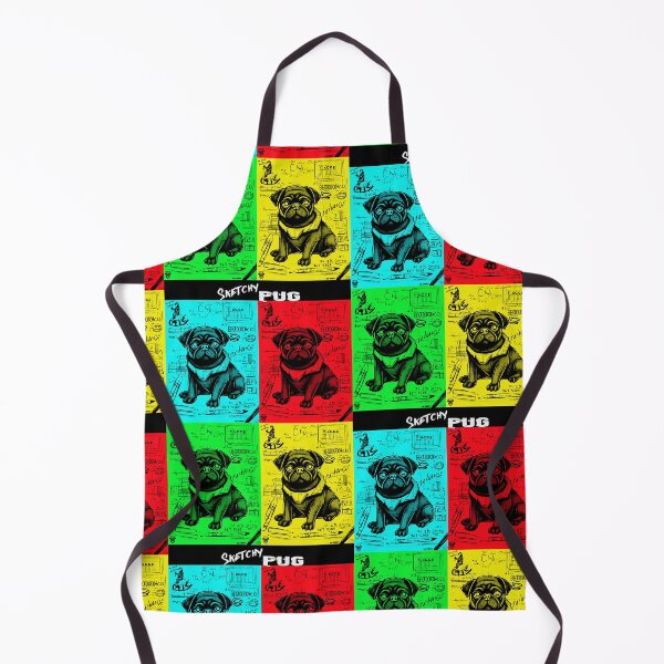 Item preview, Pug Sketchbook 10 POP ART designed and sold by RedBluffTraders.