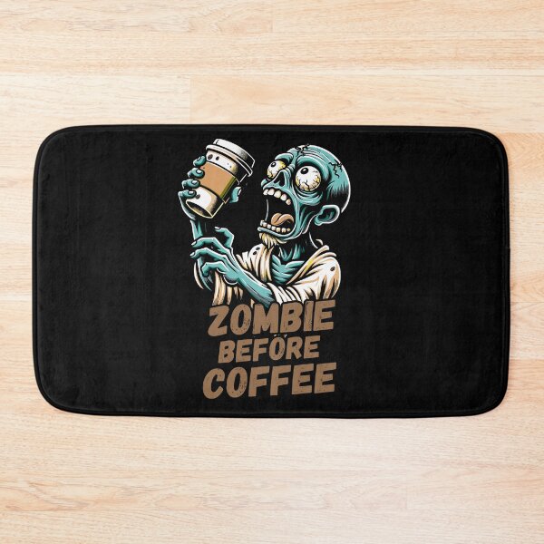 Item preview, Morning Zombie: The Coffee-Deprived Quest for Brew, funny design, Coffee lover design, Morning Zombie designed and sold by rattob.