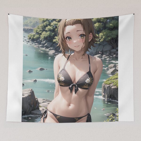 Item preview, tainaka ritsu black bikini designed and sold by moustachepan.