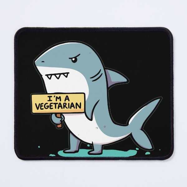 Item preview, Laughing Shark - Hilarious Ocean Predator Tee designed and sold by SoftMax.
