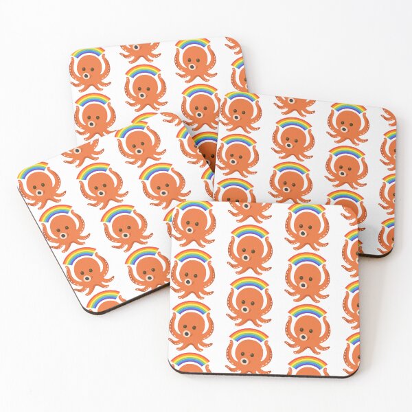 Item preview, Orange Octopus Rainbow designed and sold by DoNoHarm.