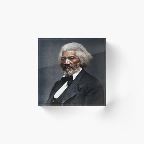 Frederick Douglass Portrait Acrylic Block