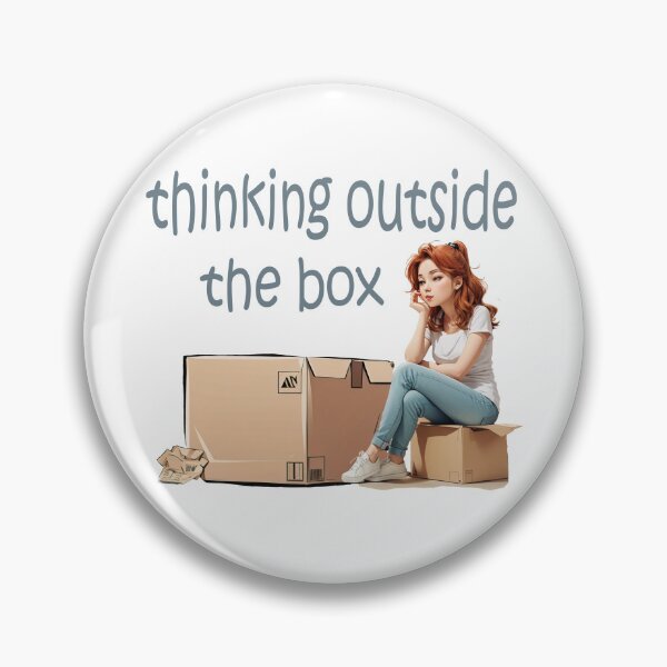 Item preview, Thinking Outside the Box designed and sold by NordicBadger.