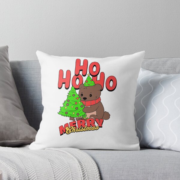Item preview, Bear Cartoon Merry Christmas designed and sold by TheCatmeow2000.