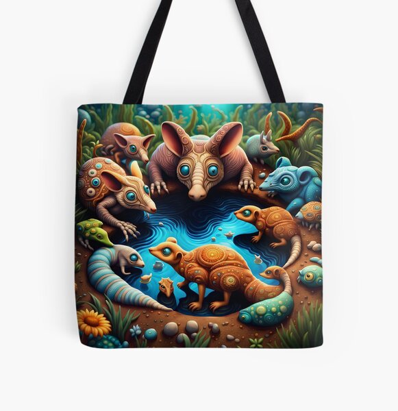 At the billabong All Over Print Tote Bag