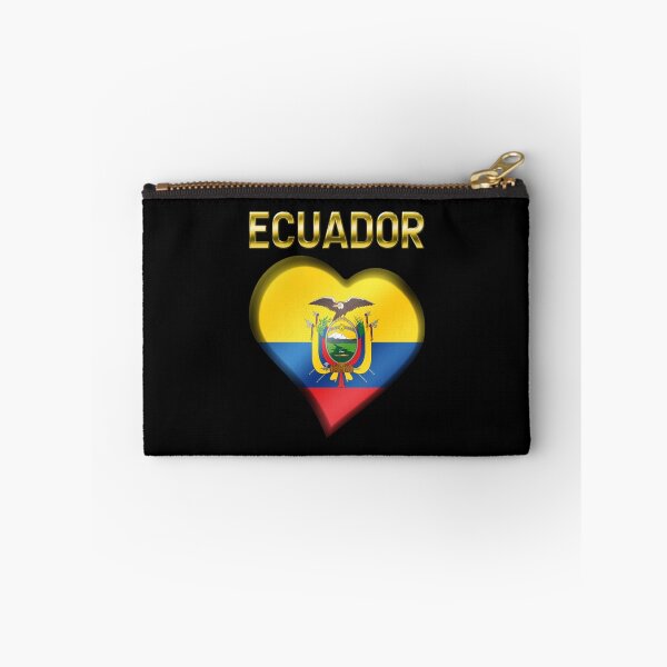 Item preview, Ecuador - Ecuadorian Flag Heart & Text - Metallic designed and sold by Graphix.