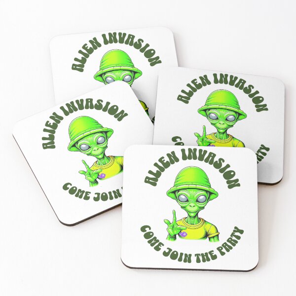 Item preview, Alien Invasion - Come Join the Party Alien Design designed and sold by dave-elf.