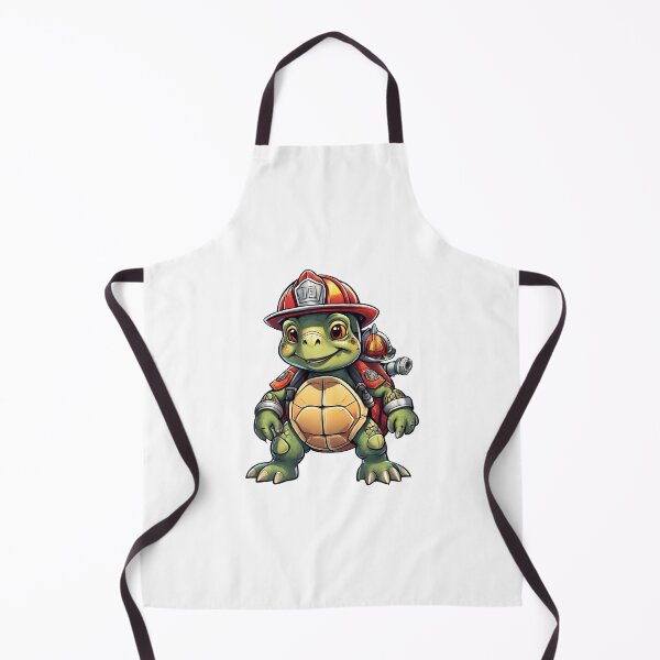 Item preview, Little cute firefighter turtle designed and sold by ExtraSilver.