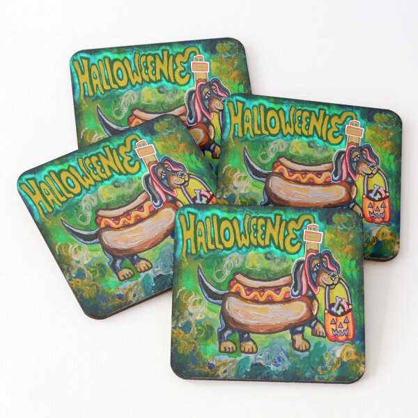 Item preview, Happy Halloweenie Hotdog Dachshund designed and sold by Deborah Camp.