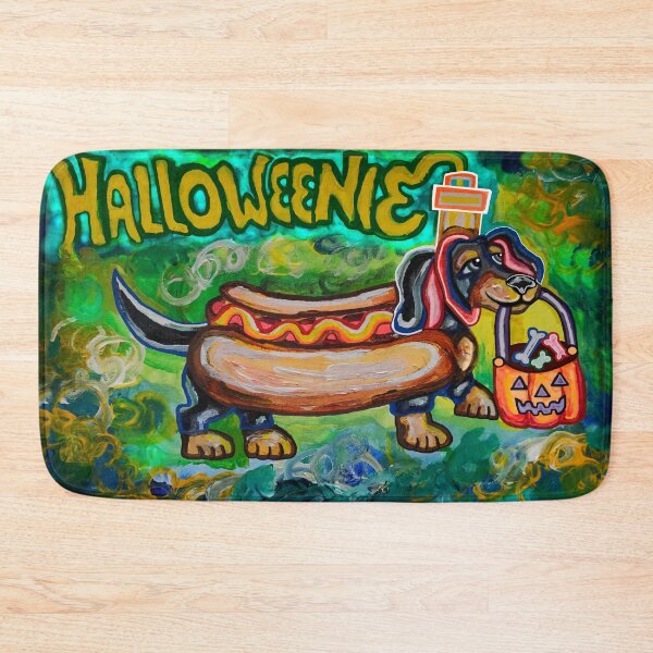 Item preview, Happy Halloweenie Hotdog Dachshund designed and sold by Deborah Camp.