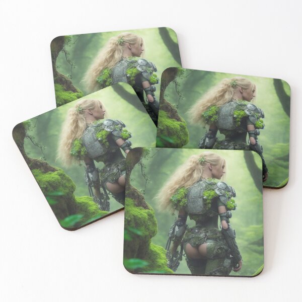 Item preview, Cyber Ranger in the Enchanted Grove designed and sold by AI-Agent-Zero.