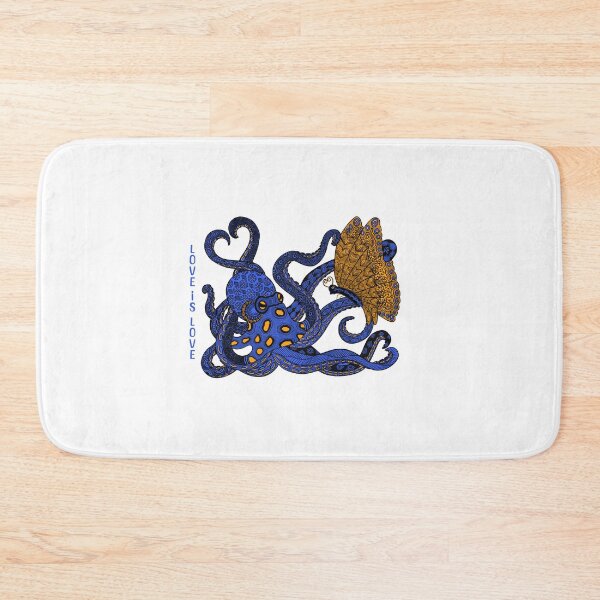 Item preview, Zentangled Octopus and Butterfly - Love Is Love designed and sold by Catherine Harrison.