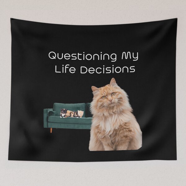 Item preview, Mama Cat Questions Her Life Decisions designed and sold by 5PointsDigital.