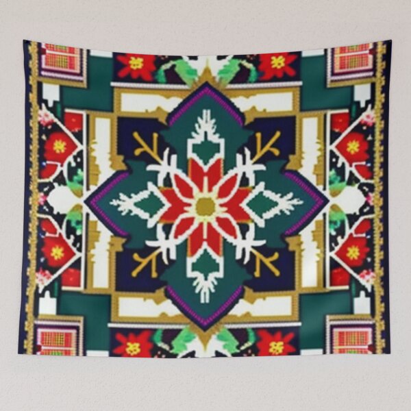 Item preview, Palestinian embroidered floral  designed and sold by Roxburylane.