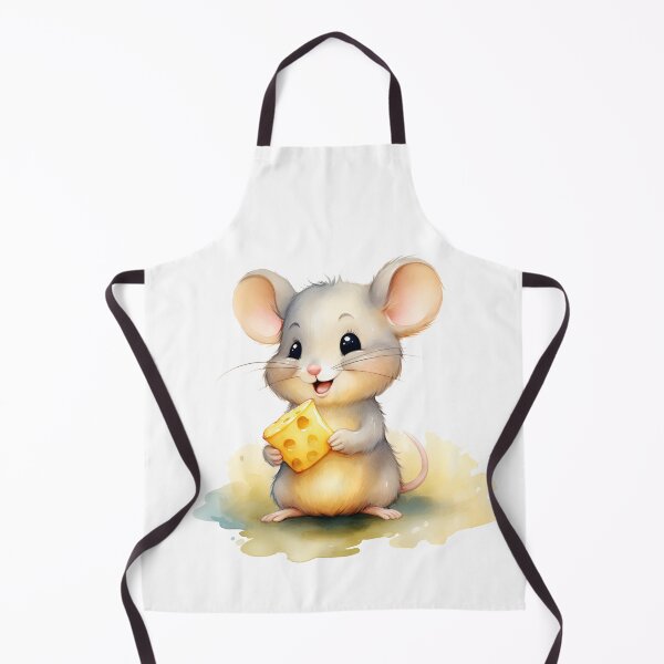 Item preview, Cute mouse with cheese in its paws designed and sold by Katarzyna Dembek.