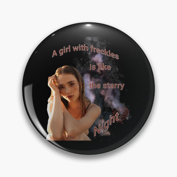 Item preview, A Girl with Freckles is Like the Starry Night designed and sold by 5PointsDigital.
