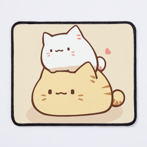 Item preview, Minimalist Fluffy Cat Cute Cartoon Art designed and sold by JadesignFang.
