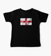 English Flag - England - Metallic Baby Tee