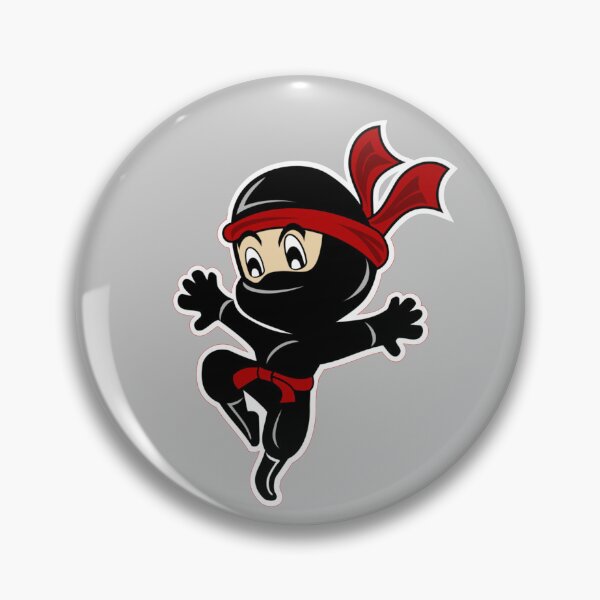 Item preview, Ninja gift / little black ninja warrior cartoon ninjutsu ninja in training  designed and sold by portrait4you.