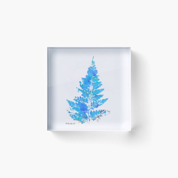 Item preview, Blue Fern Leaf  designed and sold by RDRiccoboni.