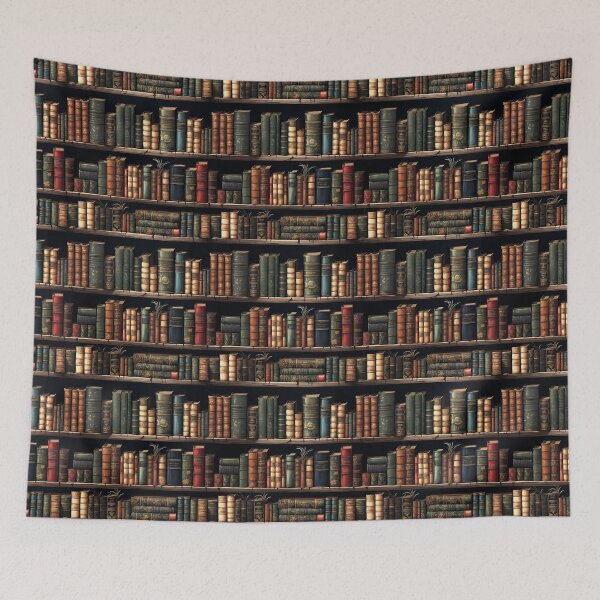 Item preview, Old Books Bookshelf designed and sold by SipandStan.